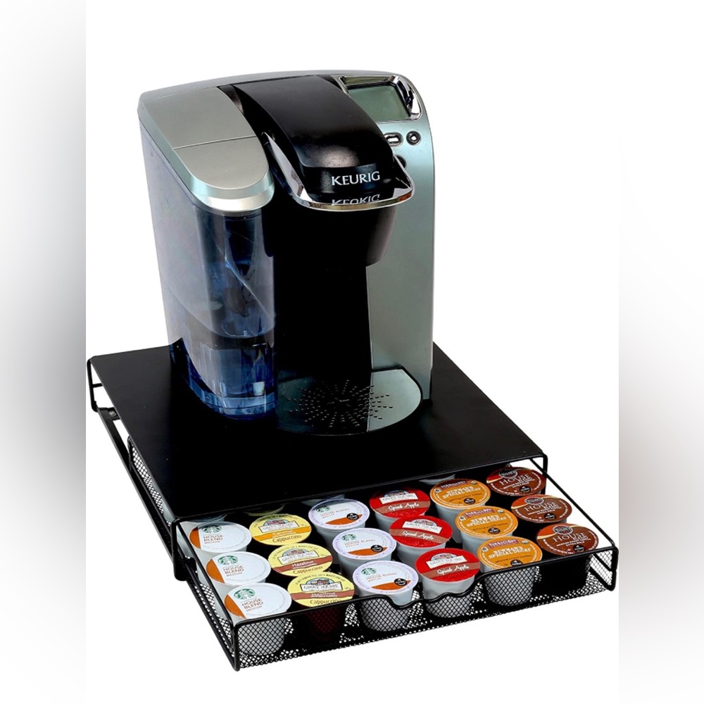 Keurig Black K-cup Drawer Storage Coffee Pods Capsule Dispenser Kitchen - Picture 2 of 2